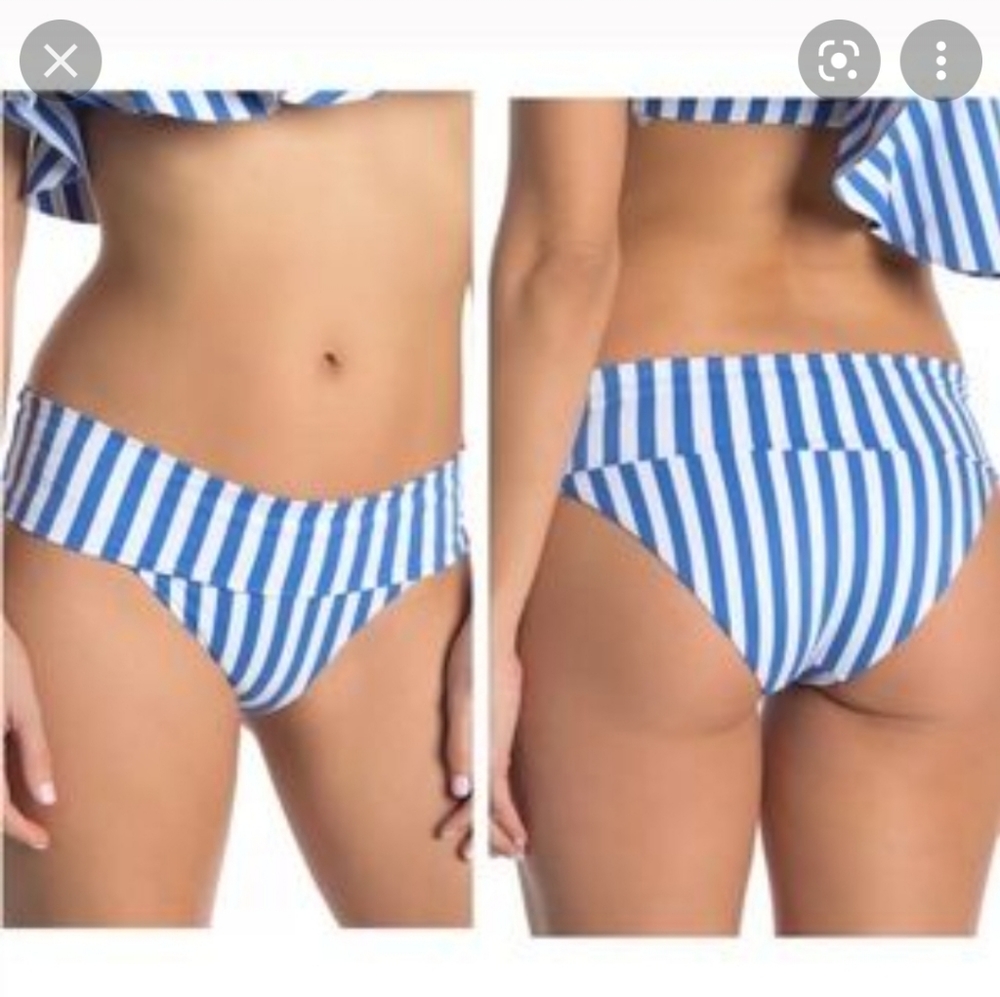 Onia x weworewhat high Waisted bathing suit bottom- Sardinia bottom
